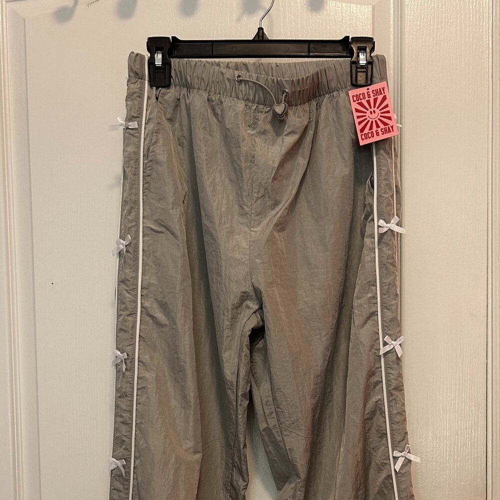 CoCo and Shay silver pants